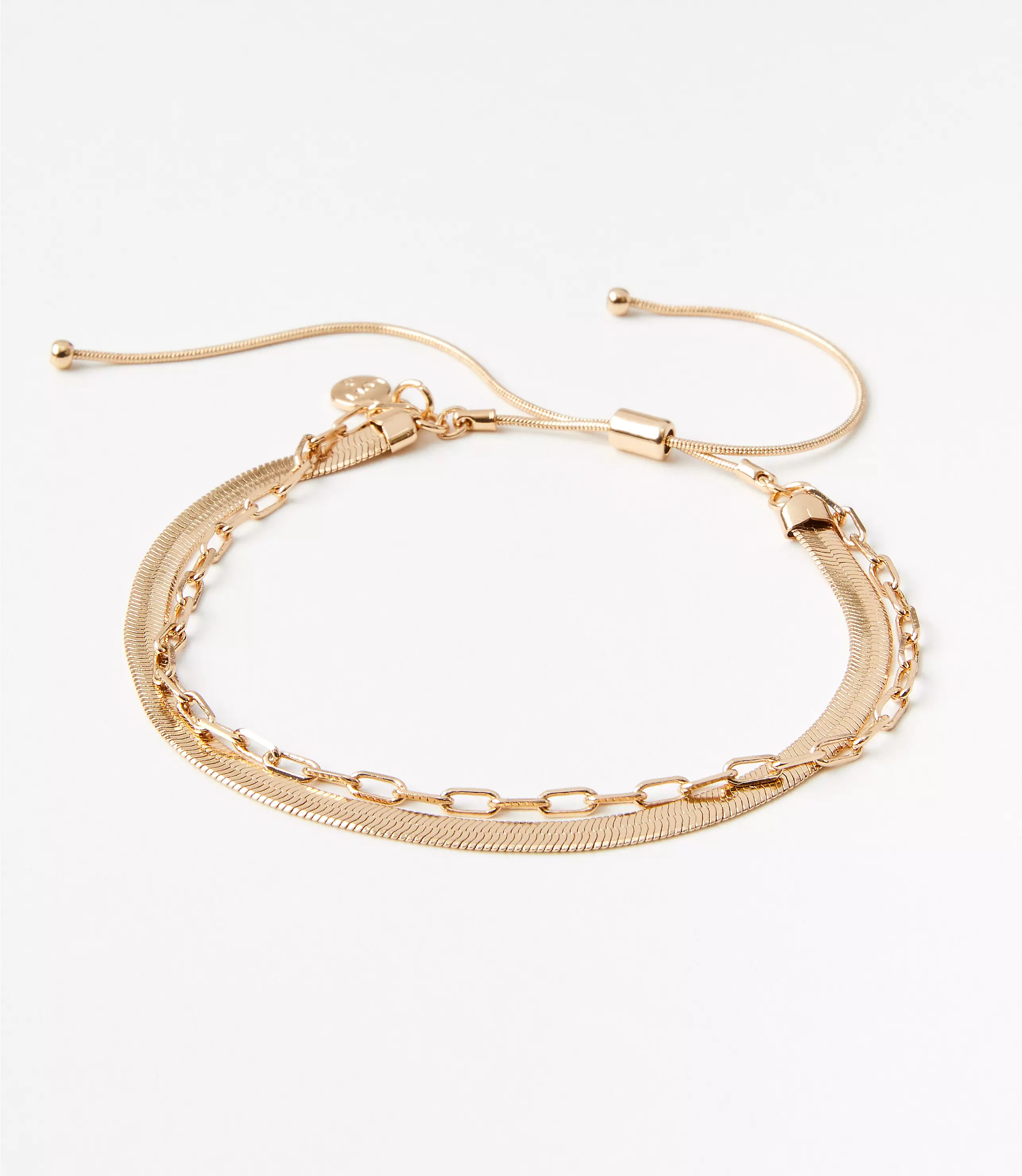 Snake Chain Pull Tie Bracelet | LOFT