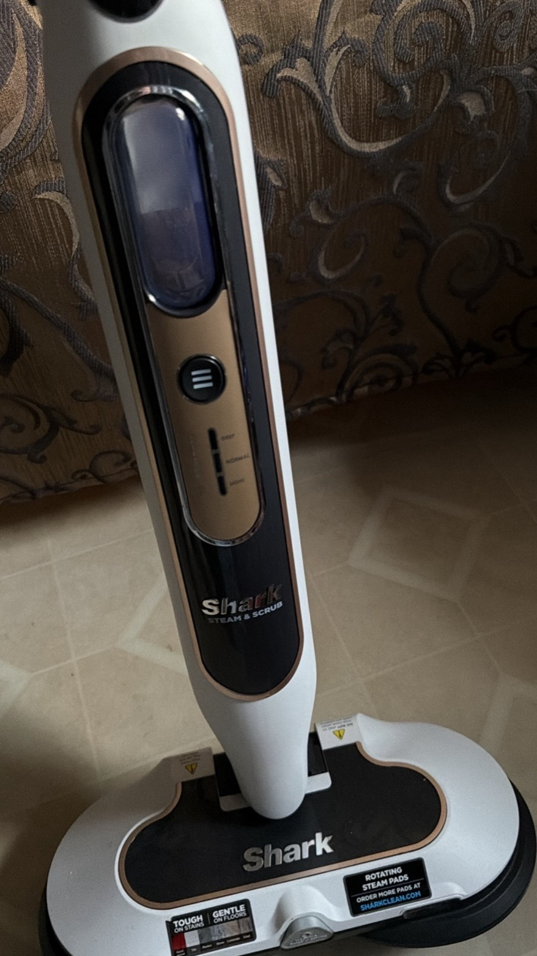 Shark steam and scrub mop for all sealed floors. 

3 settings of steam- light , medium and heavy


#LTKmomlife #LTKHome #LTKdayinmylife