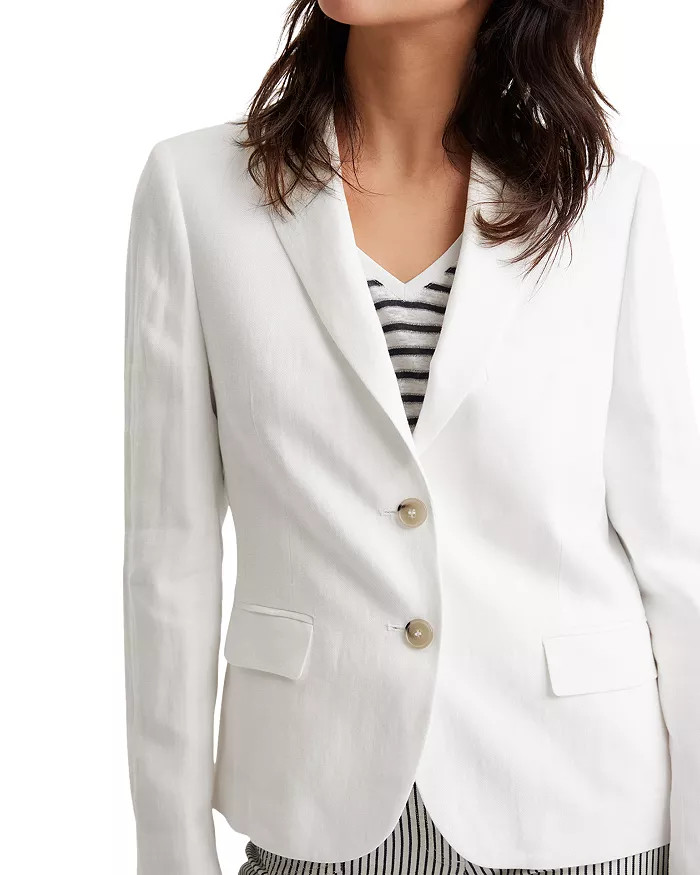 Nauria Two Button Linen Jacket | Bloomingdale's (US)