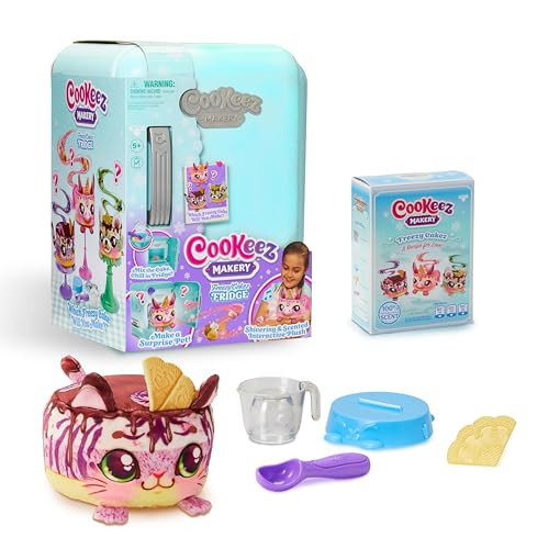 Cookeez Makery Freezy Cakez. Mix & Decorate Your Plush Best Friend! Place Your Cake Mix in The Freeze and Be Amazed When A Scented, Shivering, Interactive Plush Friend Comes Out. Styles May Vary | Amazon (US)