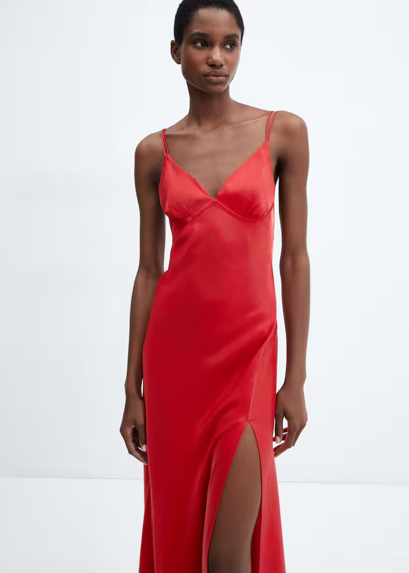 Search: Red satin dress (8) | Mango USA | MANGO (US)