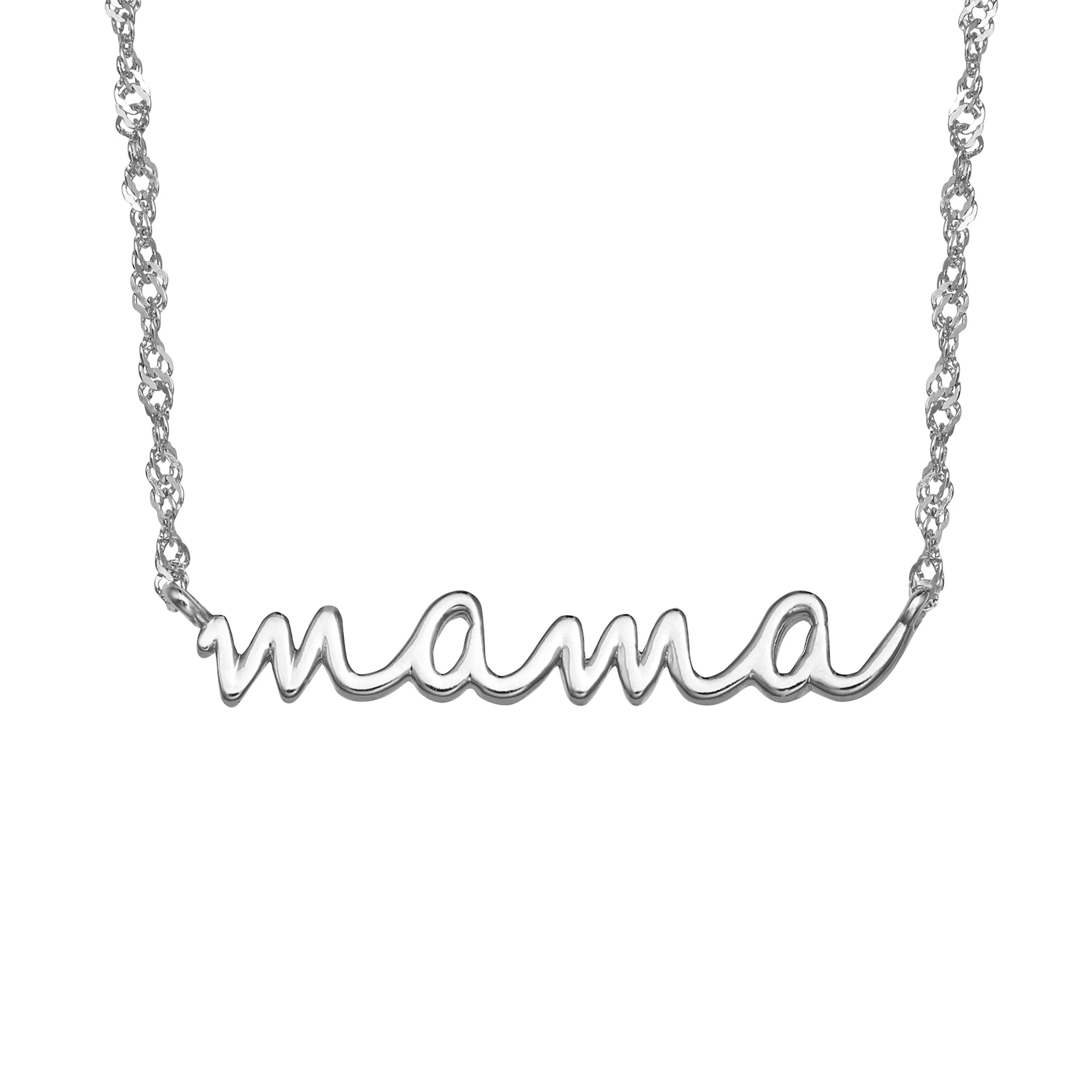 PRIMROSE Sterling Silver "Mama" Script Necklace | Kohl's