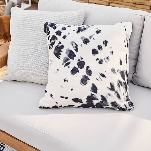 Outdoor Tie-Dye Sun Ray Pillow | West Elm (US)