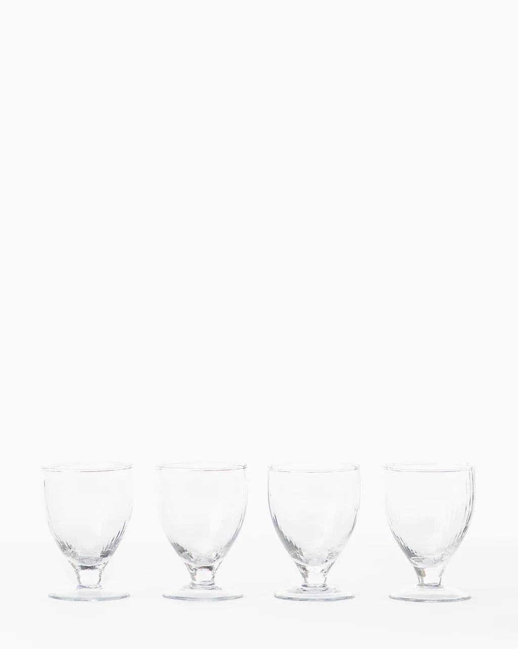 Ribbed Wine Glasses (Set of 4) | McGee & Co.