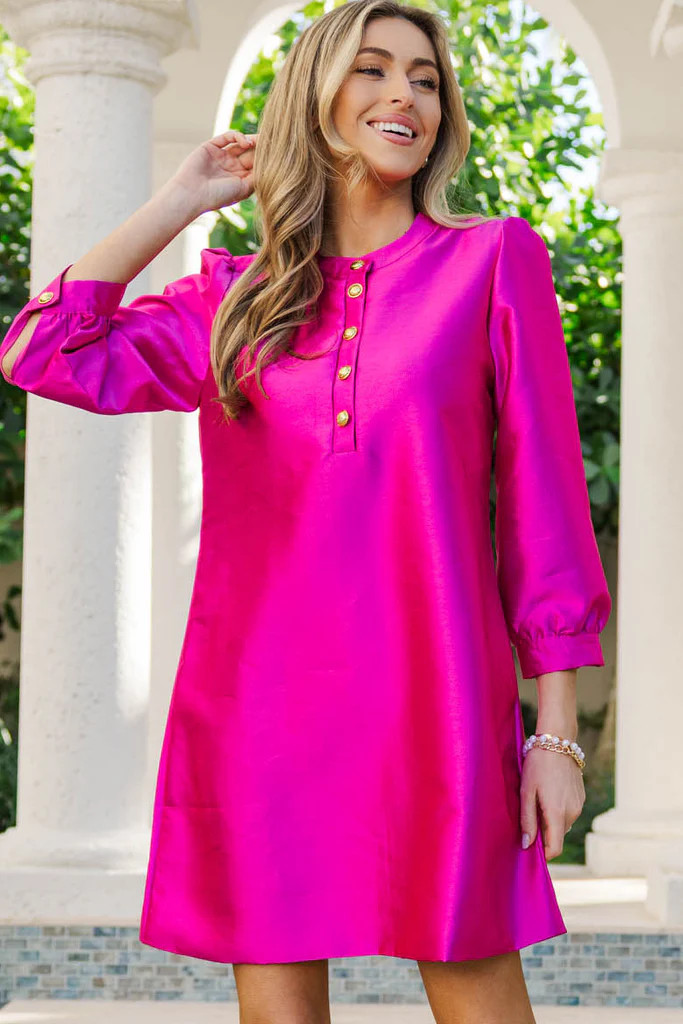 Feeling Like A Queen Fuchsia Dress | The Mint Julep Boutique