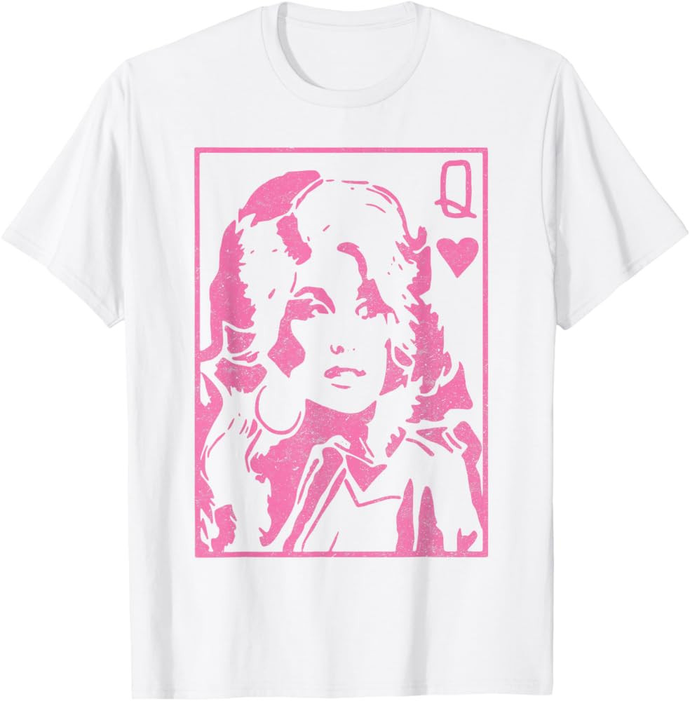 Queen of Heart Card Retro 90s T-Shirt | Amazon (US)
