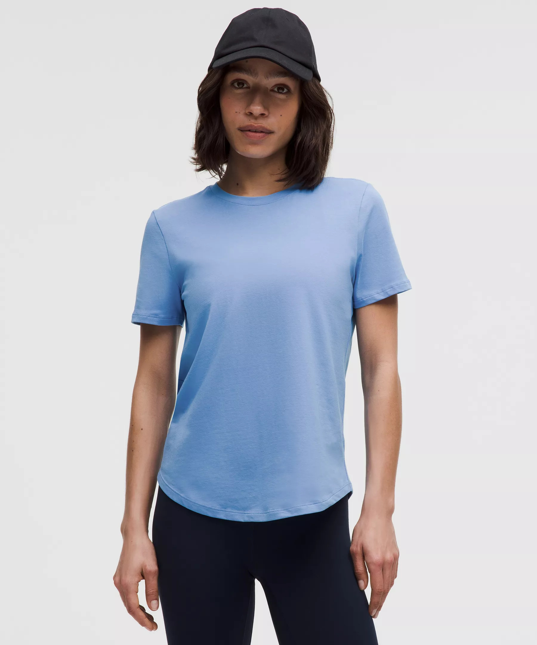 Love Curved-Hem Crewneck T-Shirt | Women's Short Sleeve Shirts & Tee's | lululemon | Lululemon (US)