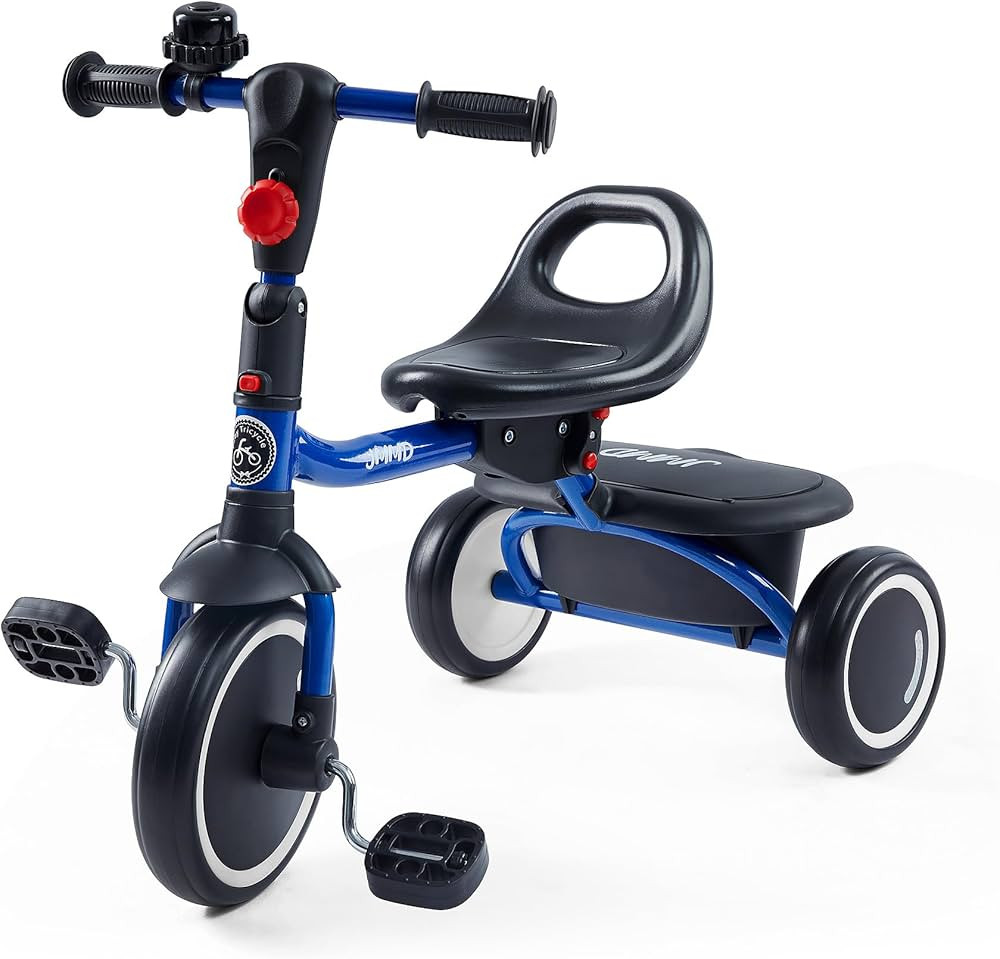 JMMD Toddler Tricycles Age 18 Months-5, Foldable Kids Trike with Removable Storage Basket, Toddle... | Amazon (US)