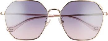 58mm Gradient Geometric Sunglasses | Nordstrom