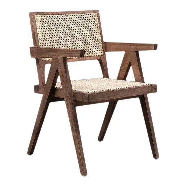 Vesta Maximilian Dining Chair in Walnut | Chairish