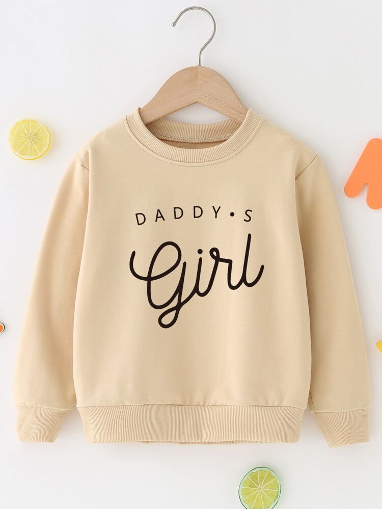 Toddler Girls Letter Graphic Pullover | SHEIN