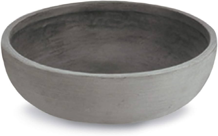 Crescent Garden Large Outdoor Planter Bowl – Double-Walled Resin Pot with Drain Hole for Water ... | Amazon (US)