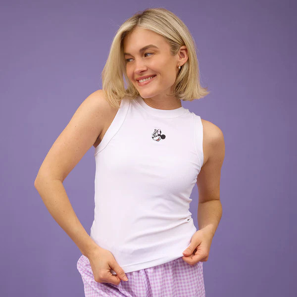 Disney Minnie Mouse Classic Tank, White | Albion Fit