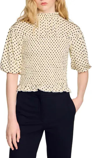 SANDRO Polka dot T-shirt | Nordstrom | Nordstrom