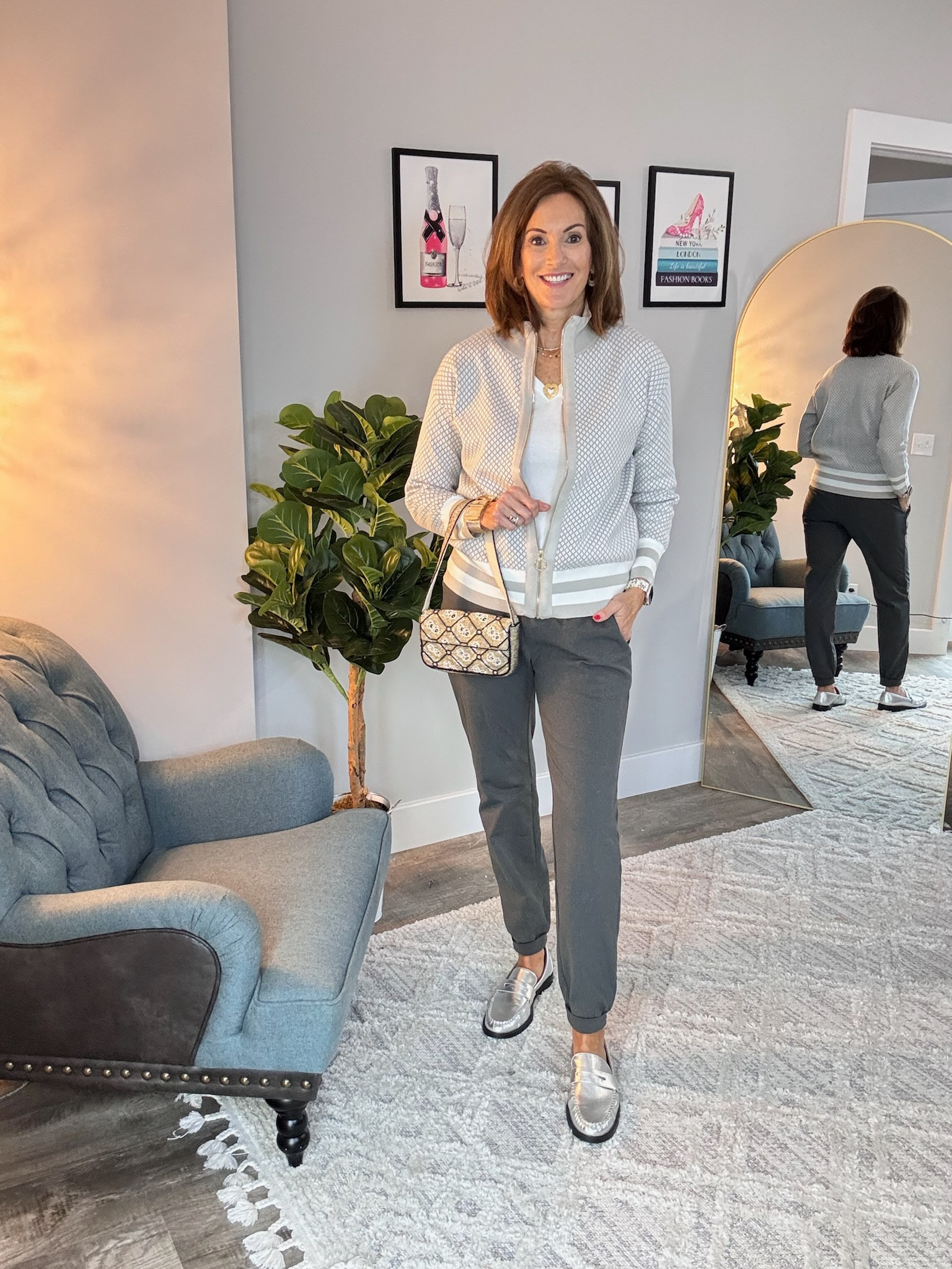 Casual everyday outfit inspo! Loving this zip up jacket from Amazon recently! 

Style tips - Outfit inspo - Mom looks - Fashion over 40 - Trendy fashion - Amazon style - Jewelry - Winter looks 

#LTKOver40 #LTKStyleTip #LTKSeasonal