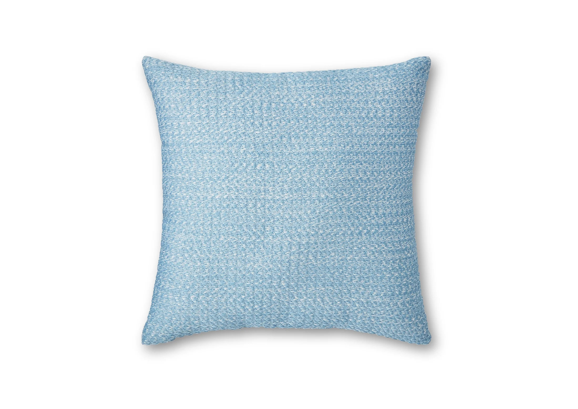 Better Homes & Gardens 18" x 18" Blue Woven Outdoor Pillow - Durable, Fade-Resistant, Weatherproo... | Walmart (US)