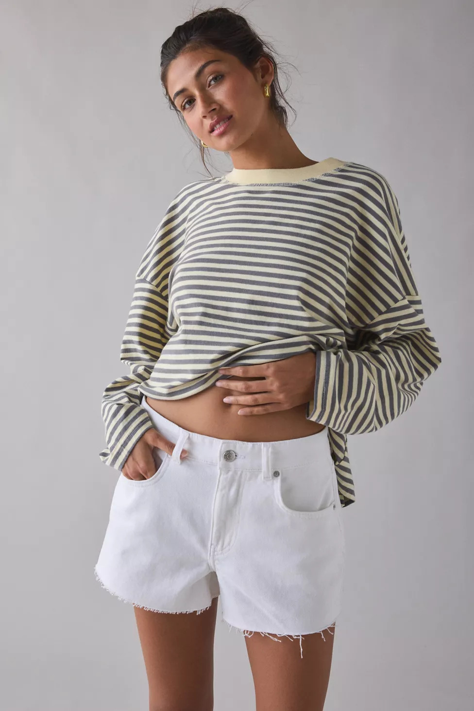 BDG Oscar Relaxed Cutoff Denim Micro Shorts | Urban Outfitters (US and RoW)