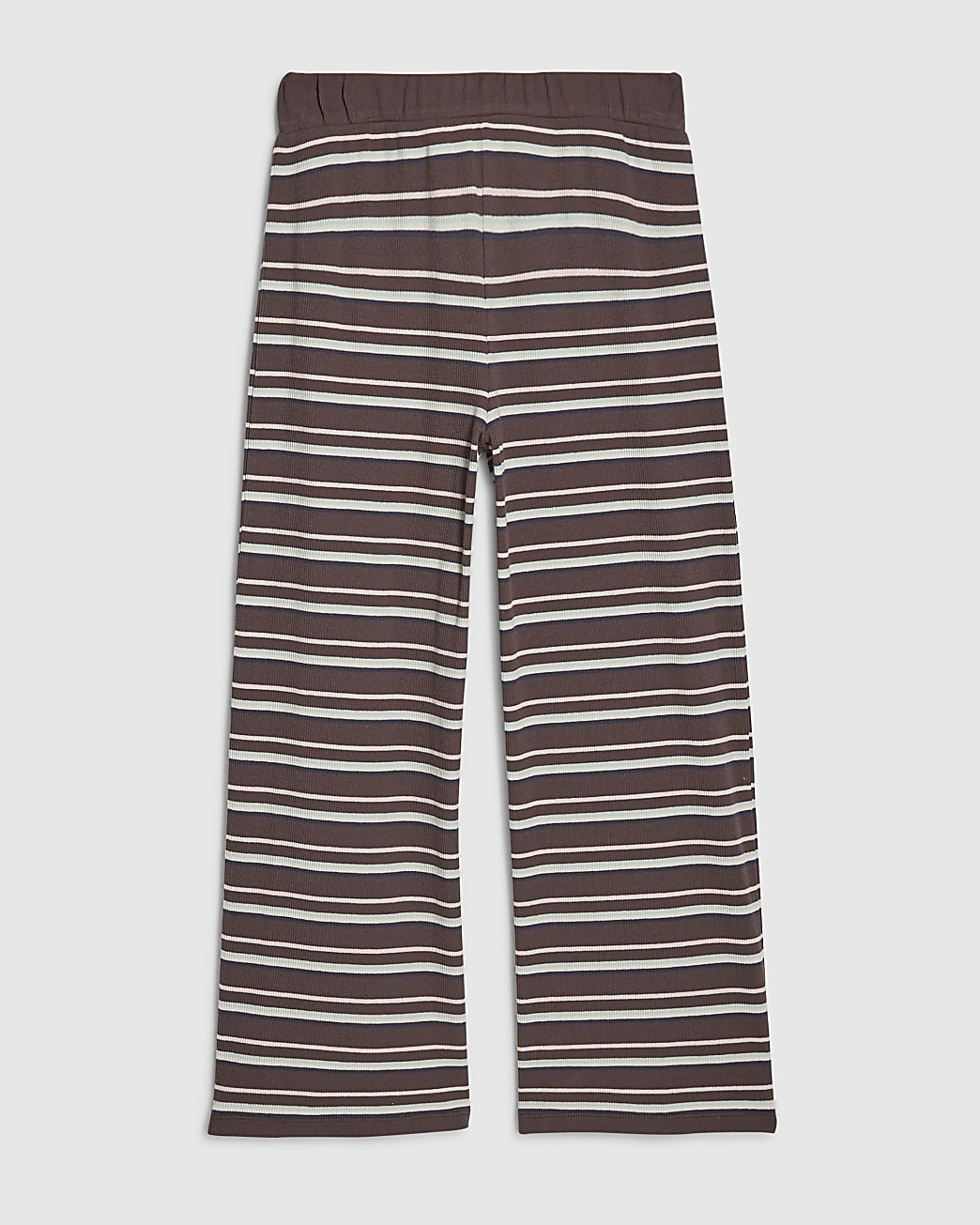 Girls Brown Stripe Wide Leg Trousers | River Island UK & IE