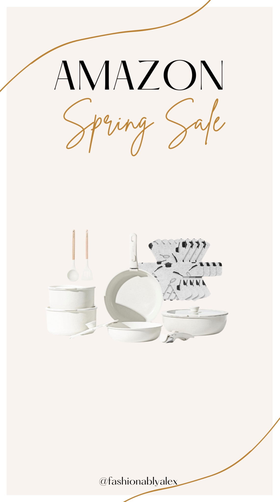 The viral non-stick Carote 17 piece pots and pans set is part of Amazons Spring Sale! 

#LTKfindsunder100 #LTKhome #LTKsalealert