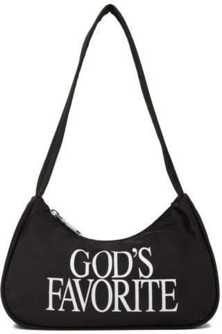 SSENSE Exclusive Black 'God's Favorite' Bag | SSENSE
