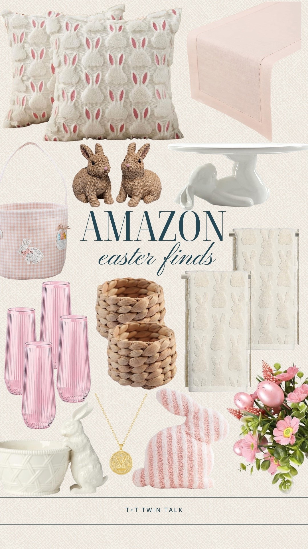 We found the cutest easter finds on amazon! We love adding simple soft colors to our home! These are pieces that you can easily add for the season!

#LTKOver40 #LTKHome #LTKSeasonal