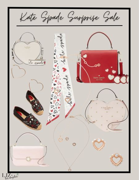 Kate spade is having a massive surprise sale for adorable Valentine’s Day purses and shoes and so many other adorable Valentine’s Day outfit pieces that you absolutely need.  I love the cute heart shaped purses and heart jewelry that are perfect for a date night outfit. 

#LTKsalealert #LTKFind #LTKSeasonal