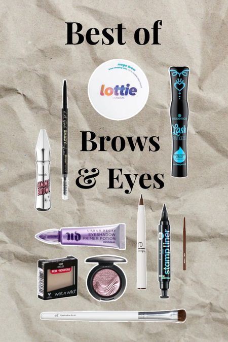 My favorite brow and eye products of 2022. / makeup favorites loves eye products eyebrows brows mascara eye primer eyeshadow liquid eye liner 

#LTKbeauty #LTKunder50