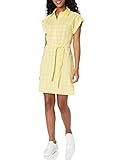 Tommy Hilfiger Women's Saratoga Plaid Tie Waist Shirt Dress, Mango/Bright White, 16 | Amazon (US)