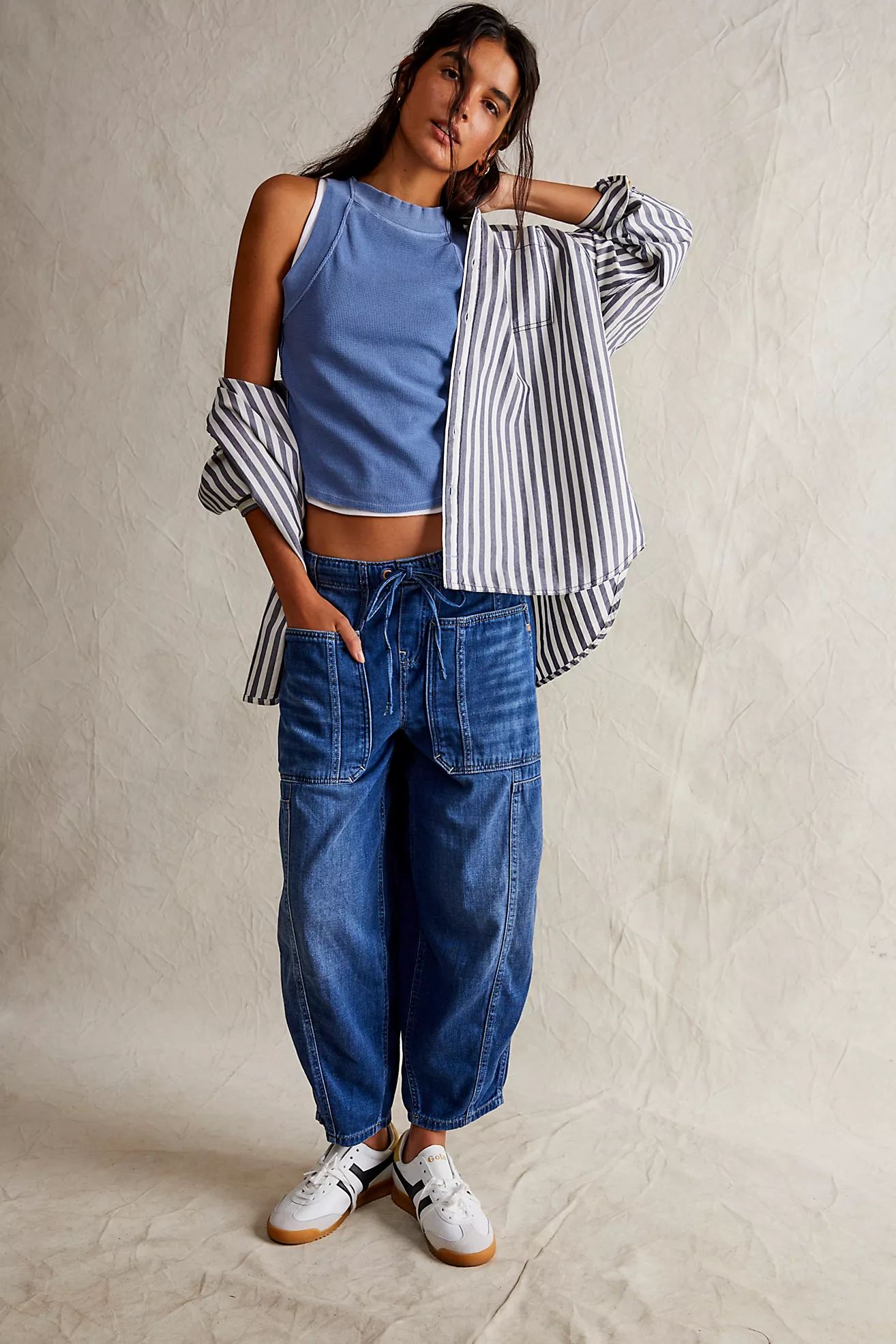 We The Free Silverton Puddle Barrel Jeans | Free People (Global - UK&FR Excluded)