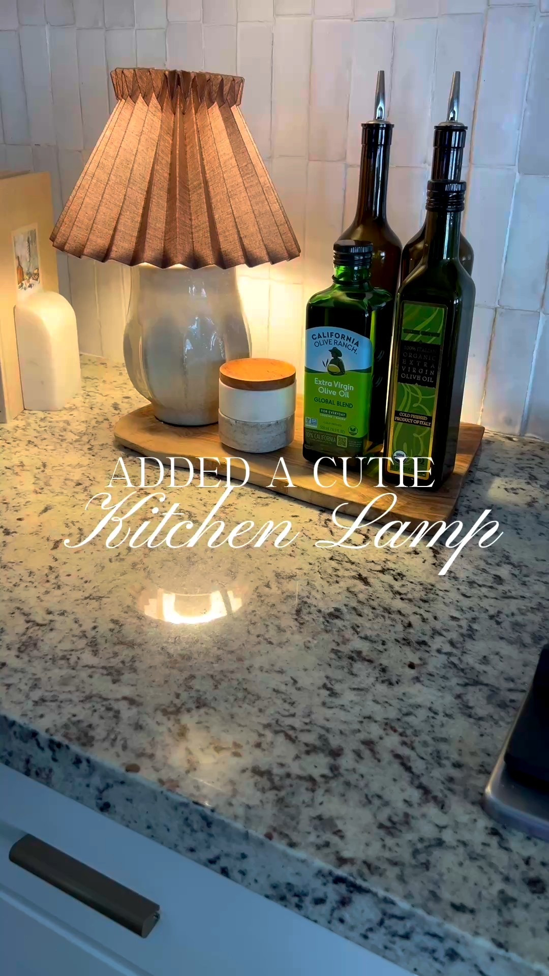 Added this cute little kitchen lamp for fall #kitchenlamp #kitchendecor 

#LTKHome #LTKSeasonal