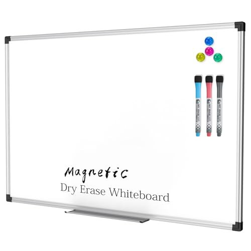 XBoard Magnetic Dry Erase Board/Whiteboard, 36 X 24 Inches Double Sided White Board, Silver Aluminium Frame | Amazon (US)