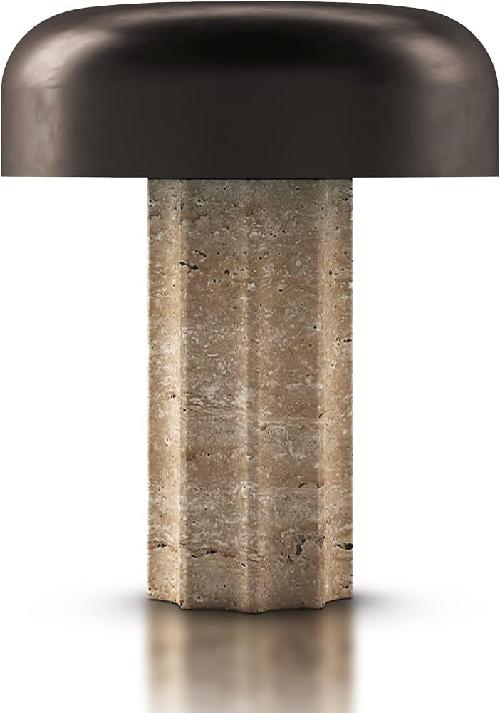 Bulbrite K70500 Kibun Fluted Column Rechargeable Cordless LED Table Lamp, 3-Levels Brightness Tou... | Amazon (US)