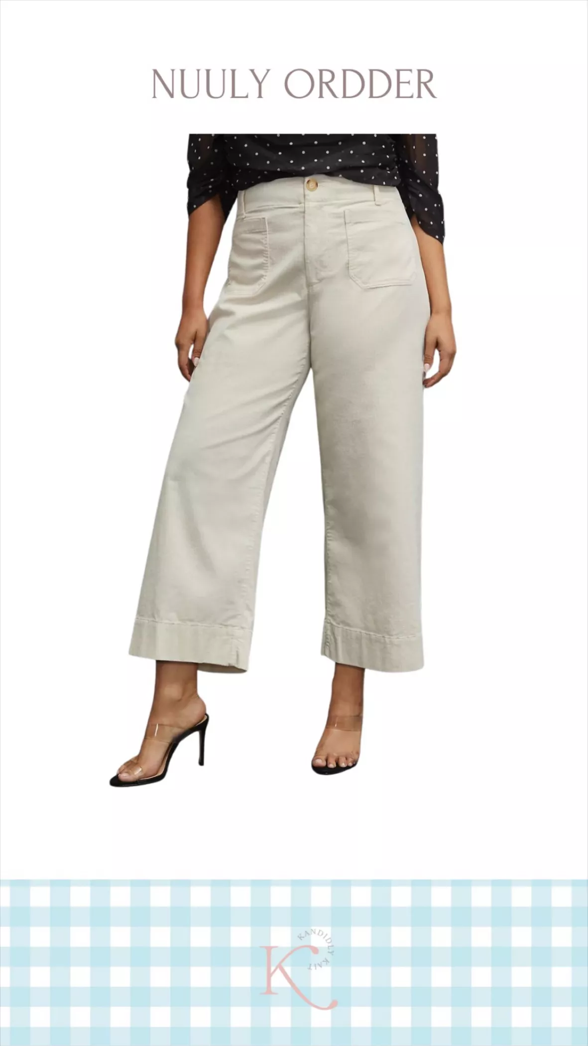 Colette Cropped Wide-Leg Corduroy … curated on LTK