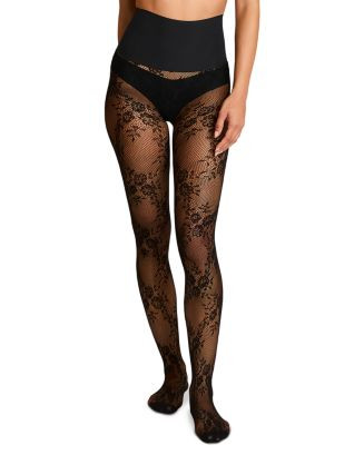 Floral Net Tights | Bloomingdale's (US)