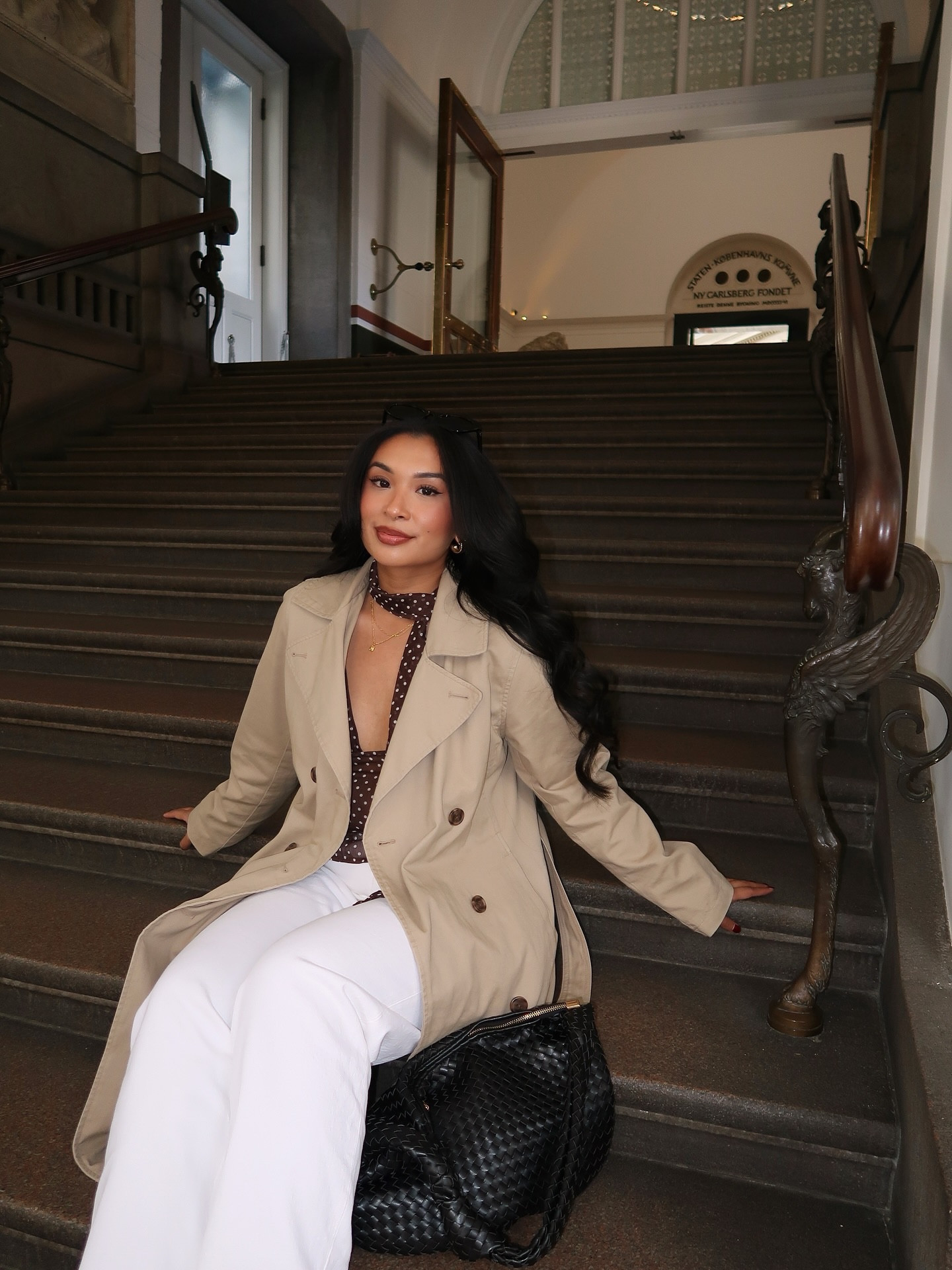 polka dots, lightweight trench, and white denim? the perfect combo for travel—layering for hot days and cooler nights! 

this exact top is no longer available, so found the next best thing which is exactly the same! 

#LTKPetite #LTKStyleTip #LTKSeasonal