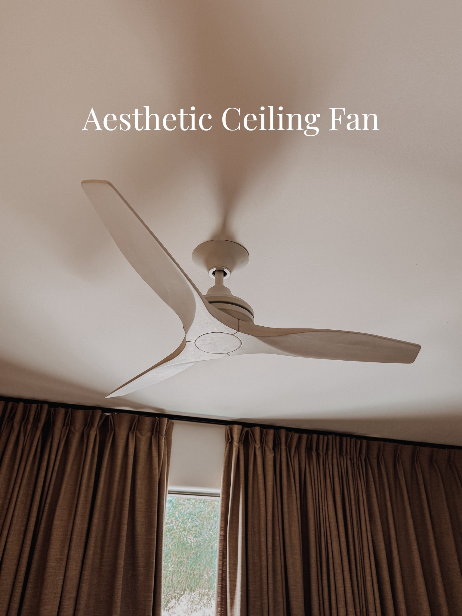 I took me weeks but I found an aesthetic ceiling fan because let’s be honest, some people just can’t live without a ceiling fan but they’re almost always so ugly! We have recessed lighting in our bedroom, so it wasn’t necessary to have a fan with a light (but they do offer options with a light) and it does make the visual impact much less intense. We opted to go with white so that it blended in well with the ceiling. 

#LTKFamily #LTKSeasonal #LTKHome
