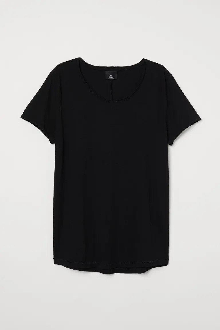 Raw-edge T-shirt | H&M (US + CA)