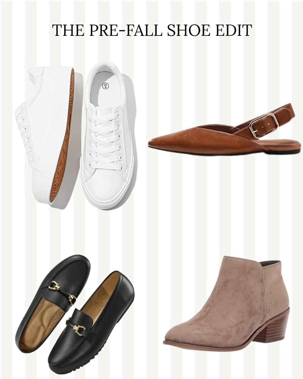 For a Pre-Fall Shoe Edit, I’d make the focus less about “fall shoes” and more about smart transitional shoes—pairs women can comfortably start wearing in late August and continue styling through September and October.
 

 #LTKdayinmylife #LTKootd #LTKWorkwear