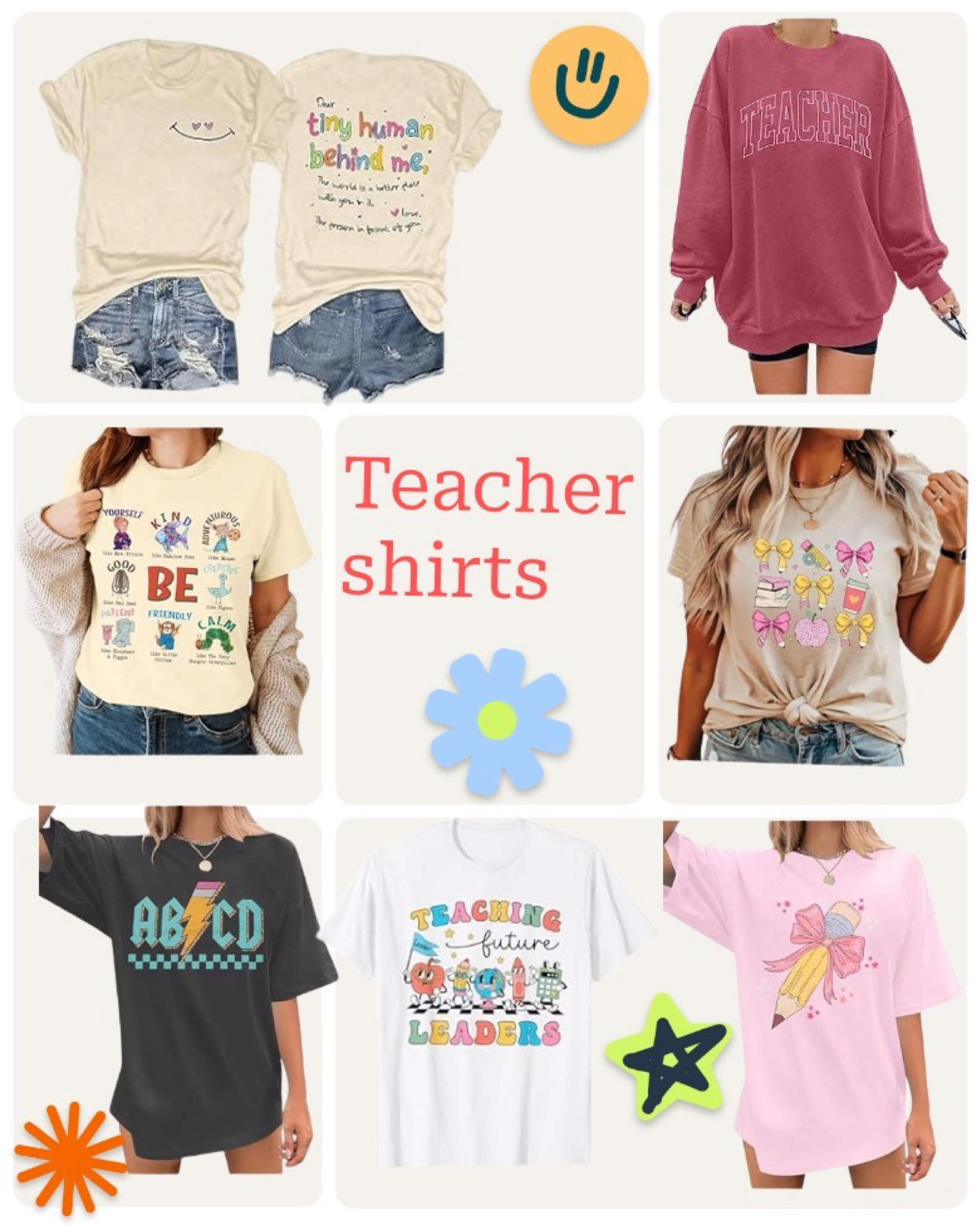 Cute teacher shirts!!

#LTKFindsUnder50 #LTKStyleTip #LTKWorkwear