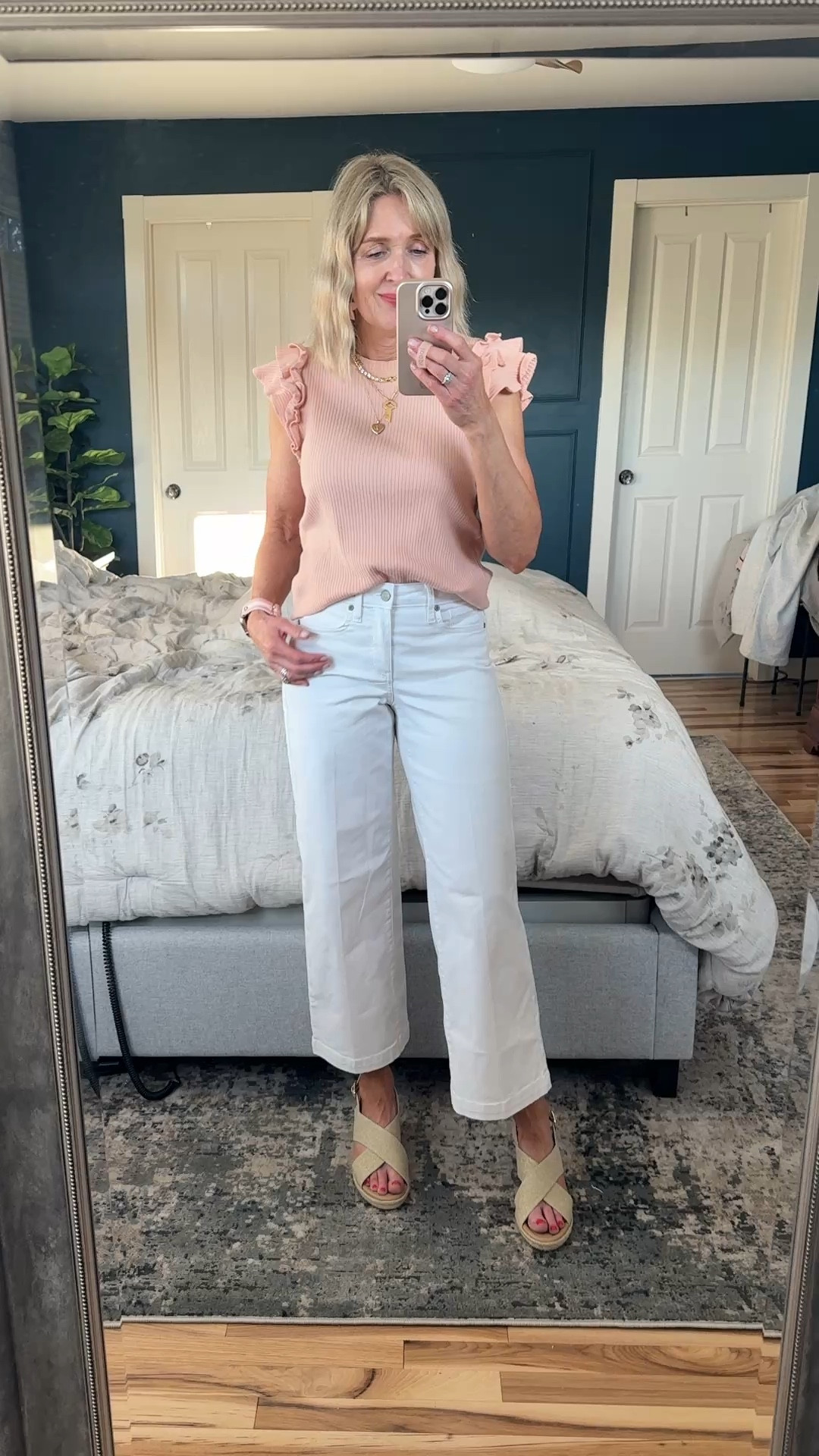 Pink and white summer outfit.

#LTKOver40 #LTKSeasonal #LTKFindsUnder100