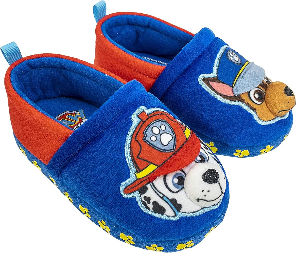 Paw Patrol Toddler Slippers,Chase Marshall,Skye Everest Plush Slipper, Toddler Size 5/6 to 11/12 | Amazon (US)