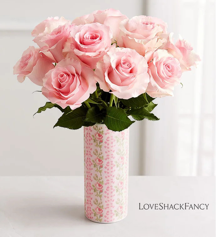 Our dreamy pink roses are the kind of gift that brings sweetness and beauty into their space. Ins... | 1800flowers.com