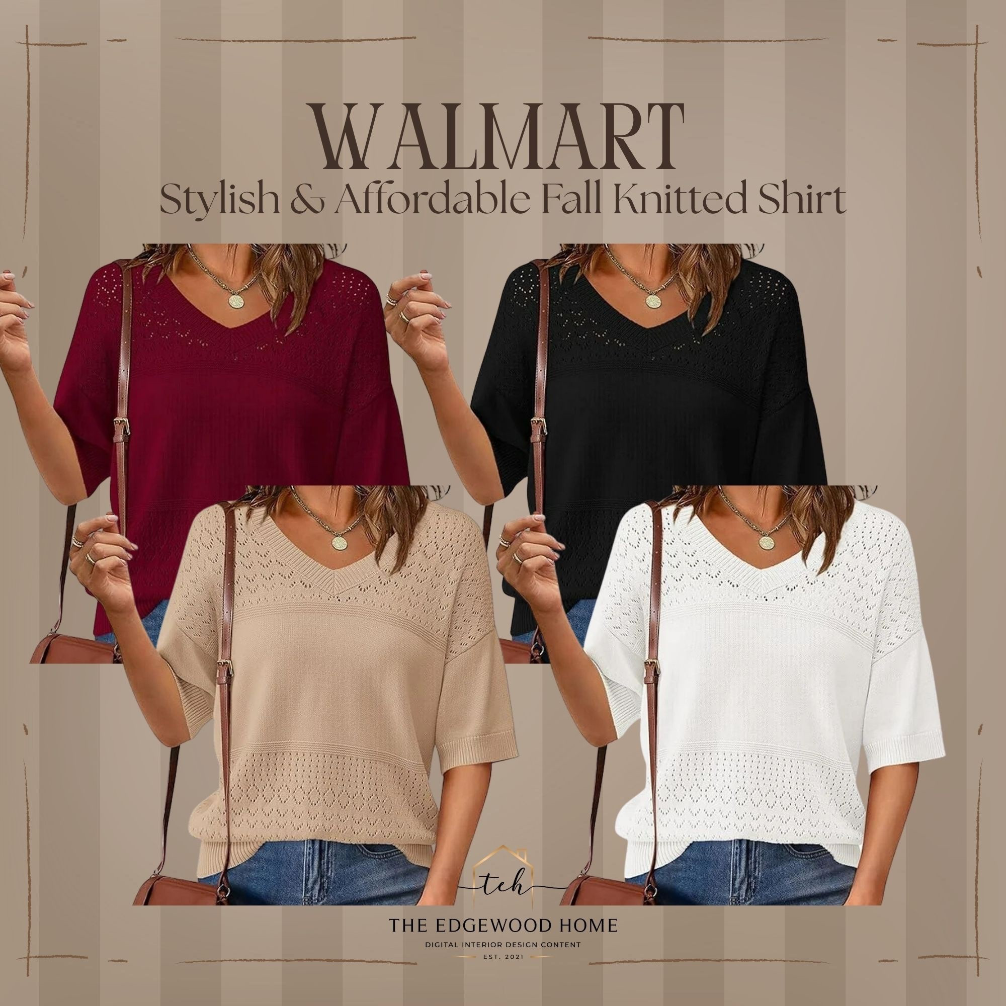 Stylish and affordable fall knitted shirt from Walmart 

#LTKSaleAlert #LTKFallSale #LTKFindsUnder50