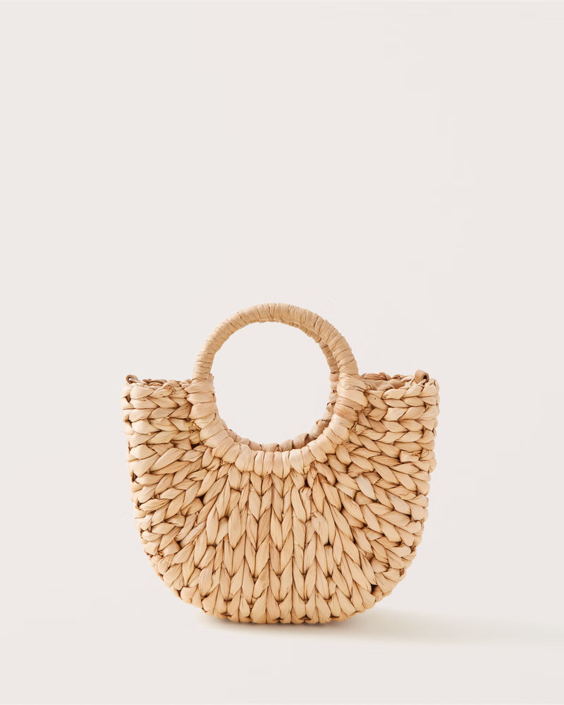 Straw Basket Bag | Abercrombie & Fitch (US)