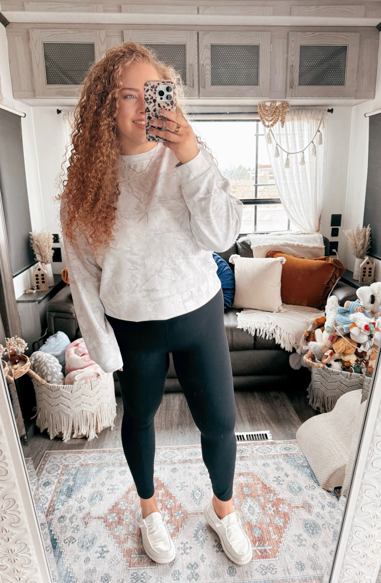 Comfort but make it cute 🤍 Perfect for everyday errands ✨white camo top | camouflage long sleeve | camo athleisure outfit | casual camo style | scheels finds | everyday casual wear | amazon black leggings | amazon fashion leggings | buttery soft leggings | leggings outfit women | comfy everyday outfit | athleisure casual look | relaxed style women | white hey dudes | hey dude shoes women | casual slip on shoes | comfy walking shoes | mom on the go outfit | errands outfit inspo | casual weekend outfit | everyday basics | neutral casual outfit | sporty casual style | lounge to errands look | comfy but cute | affordable casual fashion | easy outfit formula | athleisure capsule wardrobe | casual winter outfit

#LTKMidsize #LTKdayinmylife #LTKootd