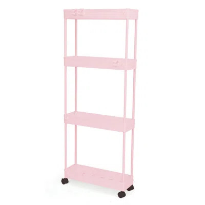 Ultra-thin Rolling 4-tier Storage Vehicle,Easy to Install & Durable,Mobile & Stable,Used for Storage in Small Spaces | Wayfair North America