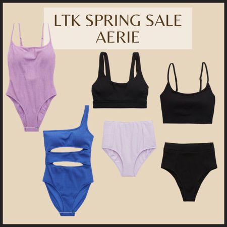 LTK SPRING SALE HAPPENING NOW!!! Aerie having its spring sale on select items!! Click on the link. 

#LTKSale #LTKswim #LTKsalealert