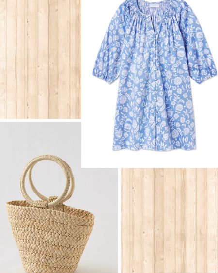 Found the perfect prettiest versatile dress   Paired it with this cute straw bag  

#LTKSeasonal #LTKsalealert