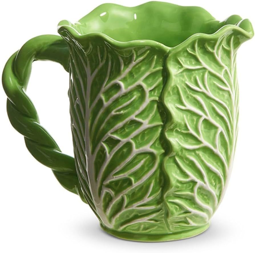 Raz Imports 2024 The Carrot Patch 8" Green Cabbage Pitcher | Amazon (US)