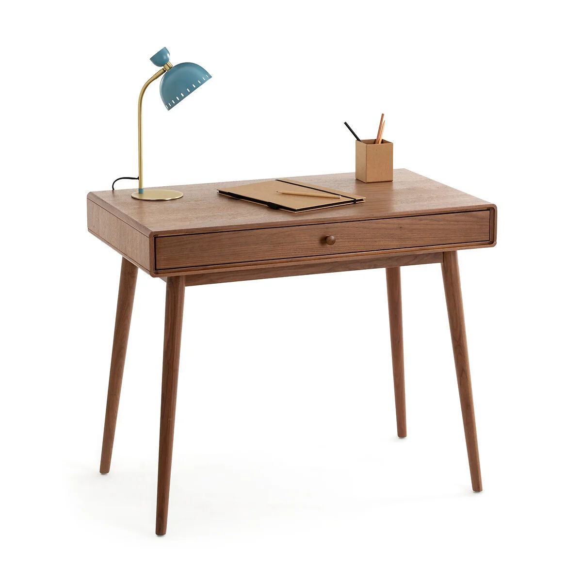 Miji Walnut Desk with Drawer | La Redoute (UK)